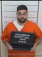 Mugshot of CODY LEE MCKINNEY booked in Columbiana County, Ohio on April 5, 2026