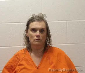 Mugshot of Lena Mae Gallagher booked in Coshocton County, Ohio on August 22, 2026