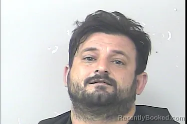 Mugshot of Christopher Cory Hopkins booked in St Lucie County, Florida on March 23, 2026