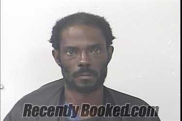 Booking photo from St Lucie County, Florida