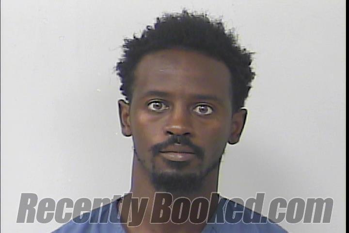 Booking photo from St Lucie County, Florida
