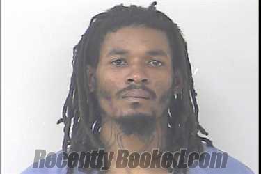 Mugshot of Kevon A Clarke booked in St Lucie County, Florida on May 1, 2026