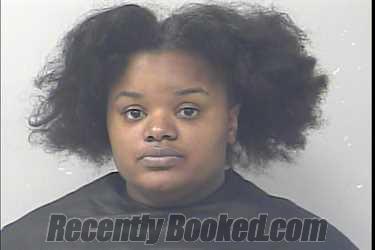 Mugshot of Shantavia Delyte Mahaffey booked in St Lucie County, Florida on October 23, 2026