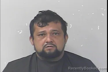 Mugshot of Jose Christian Alex Mendez Chabaria booked in St Lucie County, Florida on June 22, 2026