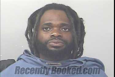 Mugshot of Classen Antoine booked in St Lucie County, Florida on March 12, 2026