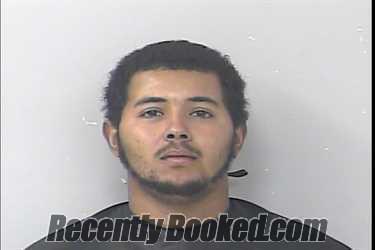 Booking photo from St Lucie County, Florida