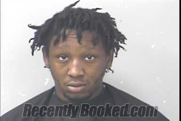 Booking photo from St Lucie County, Florida
