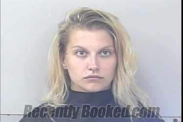 Mugshot of Cheyenne Catherine Perry booked in St Lucie County, Florida on August 31, 2026