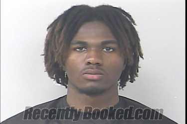 Mugshot of Adam Junior Etienne booked in St Lucie County, Florida on April 2, 2026