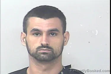 Mugshot of Dillon P Copsey booked in St Lucie County, Florida on March 24, 2026