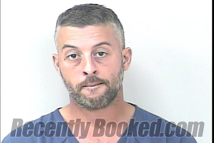 Booking photo from St Lucie County, Florida