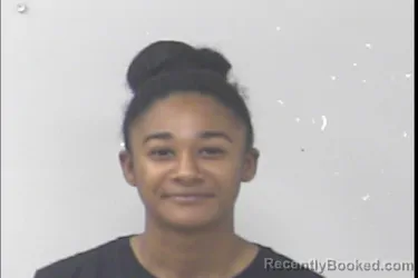 Mugshot of A'zarah Faith Dianne Clarke booked in St Lucie County, Florida on August 28, 2026