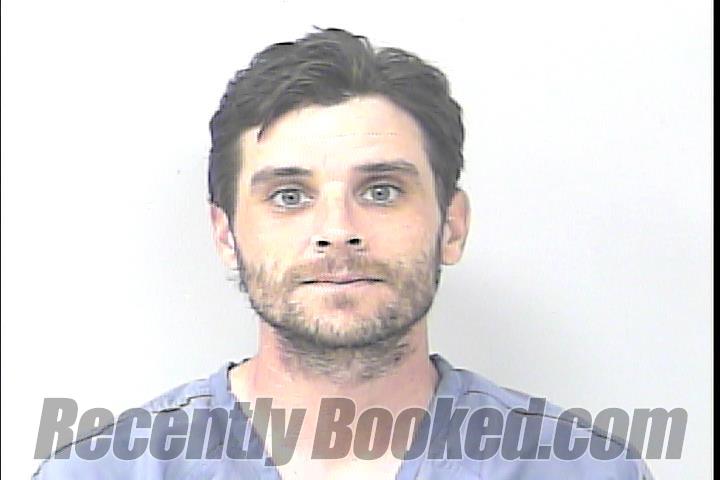 Mugshot of Zachary Lee Gustafson booked in St Lucie County, Florida on May 21, 2026