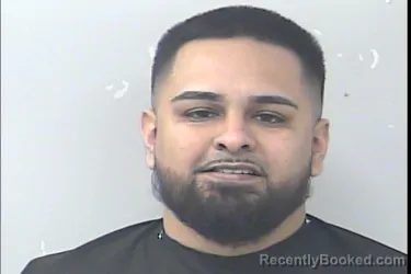 Mugshot of Irvin Alejandro Jurado Lara booked in St Lucie County, Florida on March 12, 2026