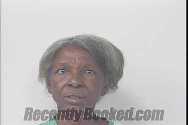Booking photo from St Lucie County, Florida