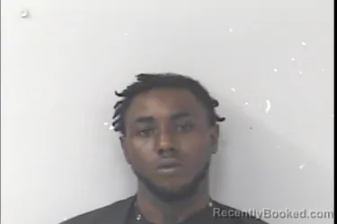 Mugshot of Jacarrion Nelson booked in St Lucie County, Florida on August 23, 2026