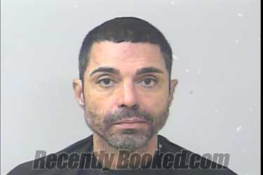 Mugshot of Edward Manuel Santana booked in St Lucie County, Florida on August 10, 2026