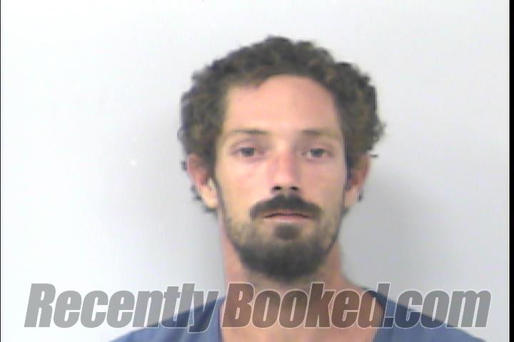 Booking photo from St Lucie County, Florida