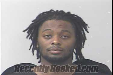 Booking photo from St Lucie County, Florida