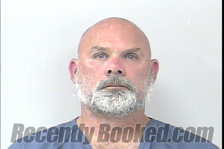 Booking photo from St Lucie County, Florida