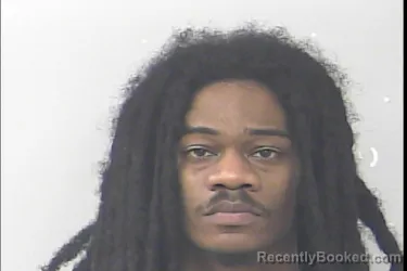 Mugshot of Anthony Marcellus Jones booked in St Lucie County, Florida on March 13, 2026