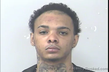 Mugshot of Antonio Jvhon Saunders booked in St Lucie County, Florida on March 19, 2026