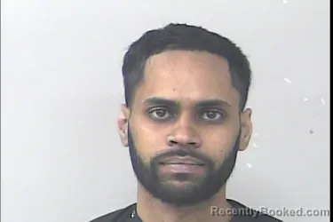 Mugshot of Monesh Mahase Deoroop booked in St Lucie County, Florida on March 19, 2026