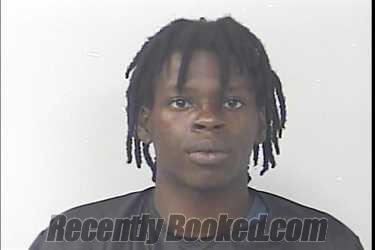 Booking photo from St Lucie County, Florida