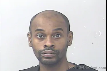 Mugshot of Brandon Deion Whitaker booked in St Lucie County, Florida on March 27, 2026