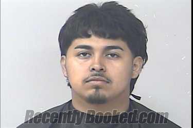 Mugshot of Alexis Agustin Camacho booked in St Lucie County, Florida on March 23, 2026