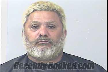 Mugshot of Nelson Negrin Sanabria booked in St Lucie County, Florida on May 4, 2026