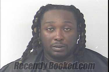 Booking photo from St Lucie County, Florida