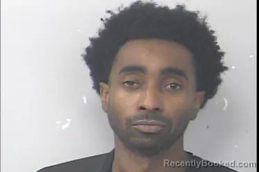 Mugshot of Shawndrick Nathon Woods booked in St Lucie County, Florida on March 19, 2026