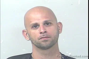 Mugshot of Matthew Robert Sinicki booked in St Lucie County, Florida on March 14, 2026