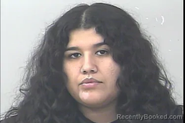 Mugshot of Samantha Ann Gutierrez booked in St Lucie County, Florida on March 23, 2026