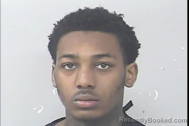 Mugshot of Demarion D'jion Johnson booked in St Lucie County, Florida on March 27, 2026