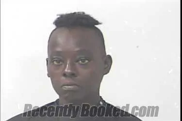 Booking photo from St Lucie County, Florida