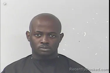 Mugshot of Oshane Roy Johnson booked in St Lucie County, Florida on June 17, 2026