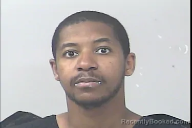 Mugshot of Andres` Nicholas Johnson booked in St Lucie County, Florida on March 29, 2026