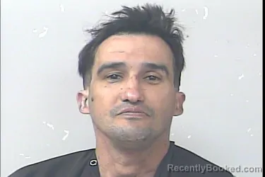 Mugshot of Oscar Pavon Aguiar booked in St Lucie County, Florida on March 24, 2026