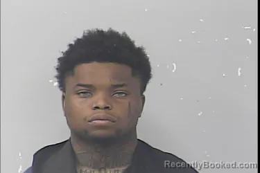 Mugshot of Kayne Dashon Whitehead booked in St Lucie County, Florida on May 7, 2026