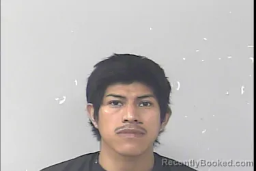 Mugshot of Hugo Eduardo Estacuy Vasquez booked in St Lucie County, Florida on May 14, 2026