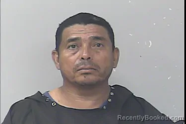 Mugshot of Alex Manrique Pagoada booked in St Lucie County, Florida on July 2, 2026