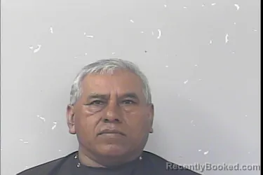 Mugshot of Blas Montana De La Cruz booked in St Lucie County, Florida on July 8, 2026
