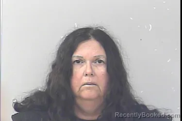 Mugshot of Maria Manganas booked in St Lucie County, Florida on July 14, 2026