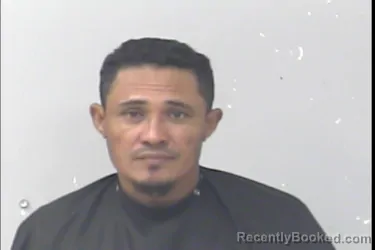 Mugshot of Rony Zelaya Sevilla booked in St Lucie County, Florida on August 30, 2026