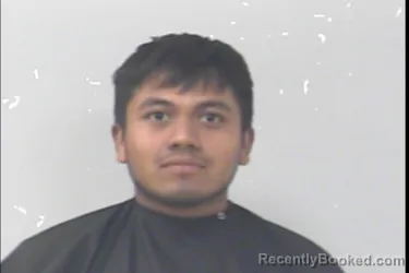 Mugshot of Bryan Mendez Hernandez booked in St Lucie County, Florida on August 27, 2026