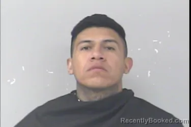 Mugshot of Juan Guerrero Sandoval booked in St Lucie County, Florida on August 28, 2026