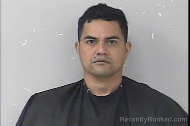 Mugshot of Gindier Gutierrez Borja booked in St Lucie County, Florida on October 12, 2026