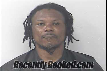Booking photo from St Lucie County, Florida